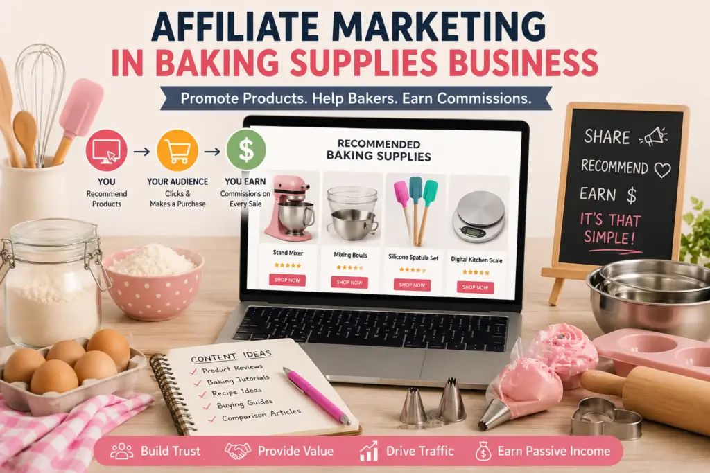 Affiliate Marketing in Baking Supplies Business
