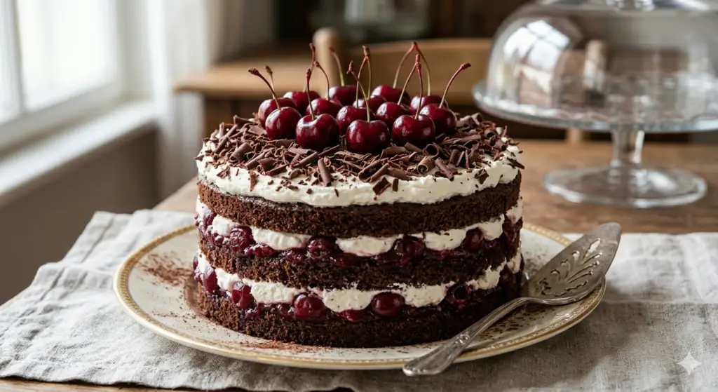 moist black forest cake